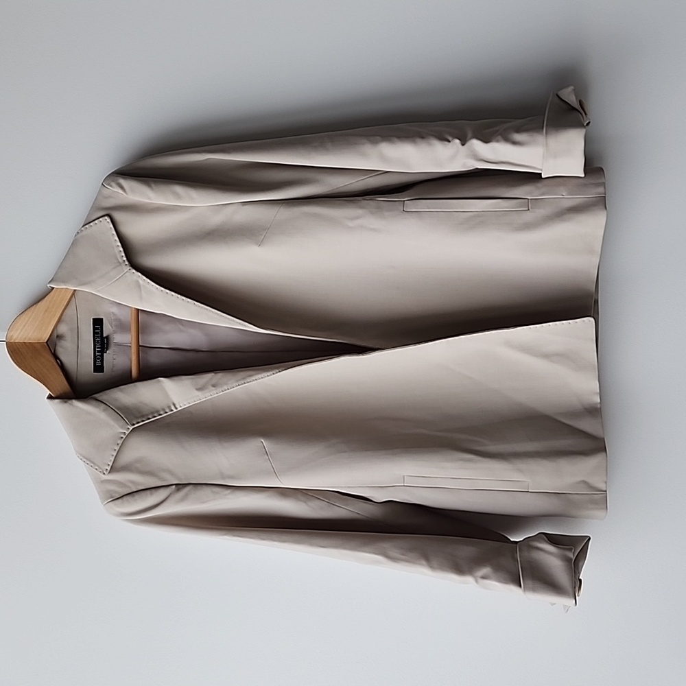 Vintage Open Neutral Lightweight Blazer Jacket